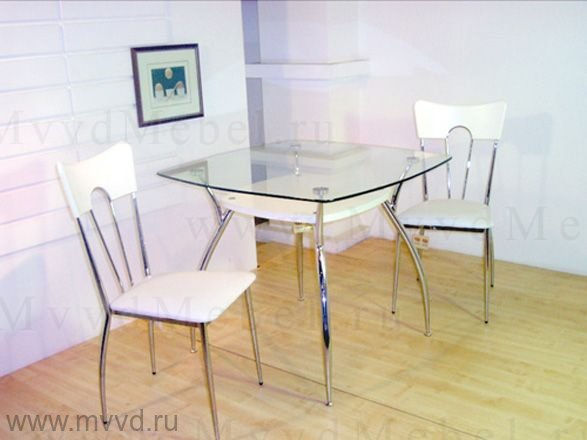 Кухонный стол В2062С квадратный