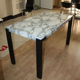 Кухонный стол В3006К столешница из искусственного мрамора - Распродажа