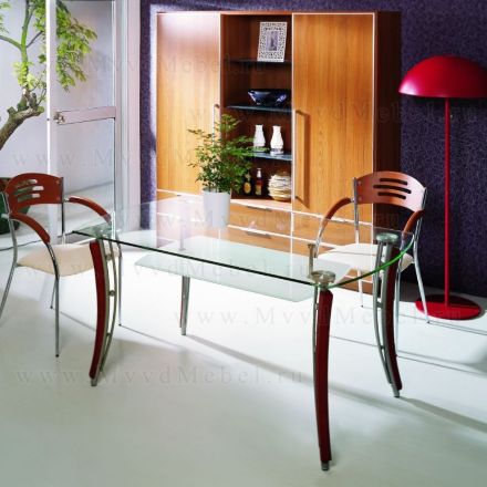 Кухонный стол В2035 стеклянный