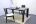 Кухонный стол В3876L (A876L) стеклянный УЦЕНКА (распродажа)