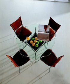 Кухонный стол В2058С круглый