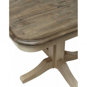 Стол раздвижной LT T17547 Dark Oak #K532/ ButterMilk #WW504 винтажный