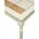 Стол раздвижной LT T13302 ButterMilk #WW21/ плитка 2 тона - Lily White, Cosmo