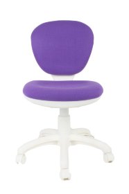 Стул-кресло XYL-1120G пурпурное с белым основанием регулируемое по высоте для школьника (BM)