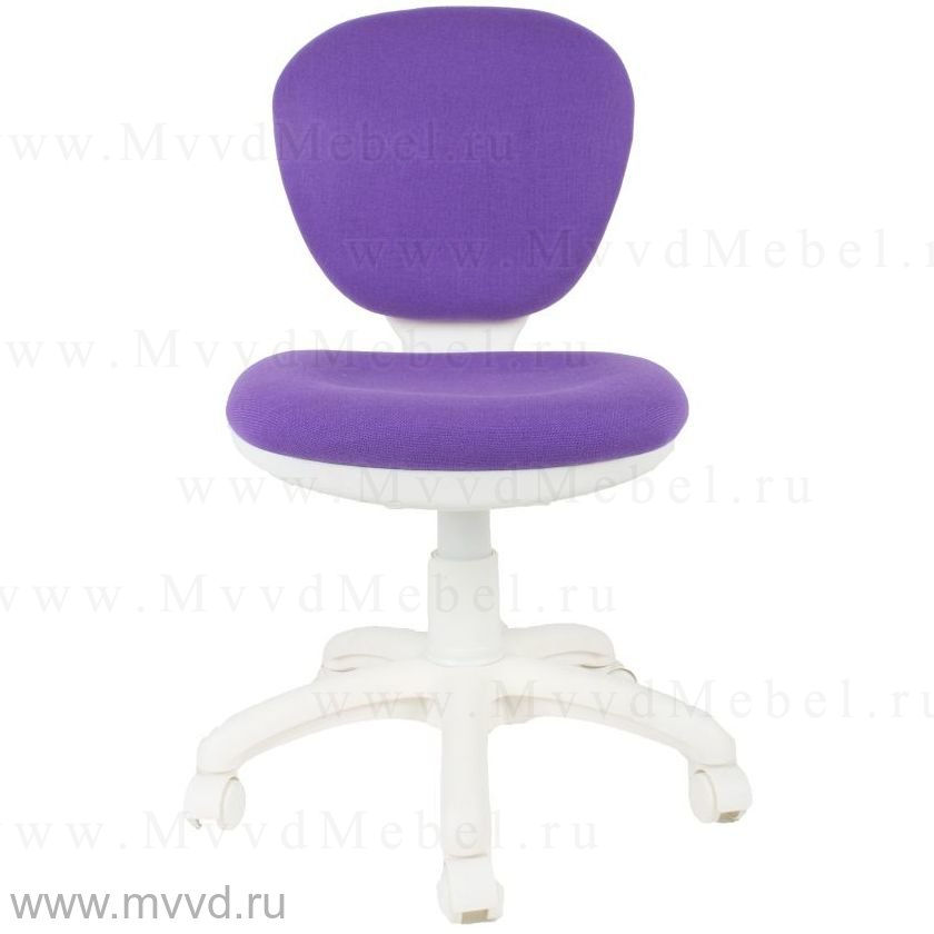 Стул-кресло XYL-1120G пурпурное с белым основанием регулируемое по высоте для школьника (BM)