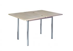 Обеденный стол раскладной с ящиком (нишей), модель &quot;Орфей-1.1&quot;, цвет дуб кобург