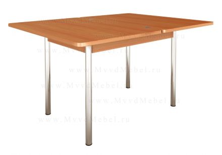 Обеденный стол раскладной с ящиком (нишей), модель &quot;Орфей-1.1&quot;, цвет ольха