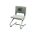 Чехол съёмный Оксфорд (для стула СУТ-01) - материал плотная ткань, цвет серый с рисунком дэми