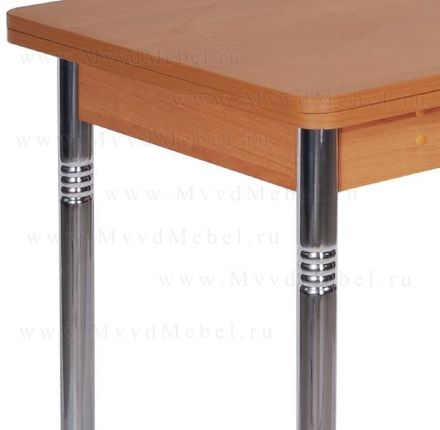 Обеденный стол раскладной с ящиком (нишей), модель &quot;Орфей-8&quot;, цвет ольха