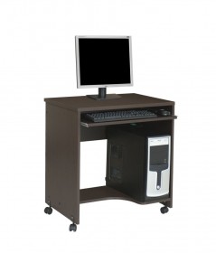 Компьютерный стол на колесиках, модель &quot;Фортуна-22.1&quot;, цвет ДСП - Дуб Венге