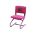Чехол съёмный Оксфорд (для стула СУТ-01) - материал плотная ткань, цвет розовый с рисунком дэми