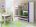 Стенка под телевизор для гостиной, модель &quot;Симфония-6.12&quot;, цвет Дуб Кобург фасады Крем-Брюле и Синга Баклажан
