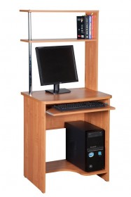 Компьютерный стол из ДСП, модель &quot;Фортуна-25.1&quot;, цвет Ольха