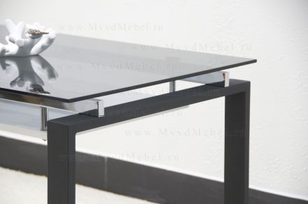 Прямоугольный кухонный стол из стекла А2063К00 серое стекло