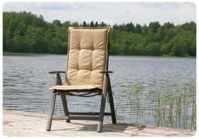 Комплект садовой мебели - Стол LEON (1 шт.) и Стул-кресло раскладное SIENA (4 шт.) (BF)