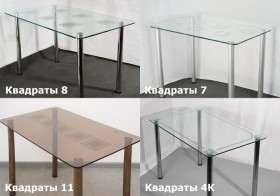 Стол на заказ кухонный стеклянный Троя-К с рисунком или фотопечатью