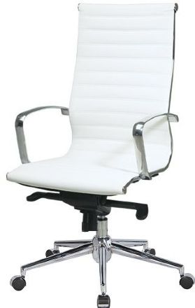 Офисное кресло RT-01Q (белое) с механизмом качания и фиксацией (BM)