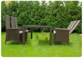 Комплект садовой мебели LAVRAS-205 cтол и 6-ть кресел с регулируемой спинкой (BF)
