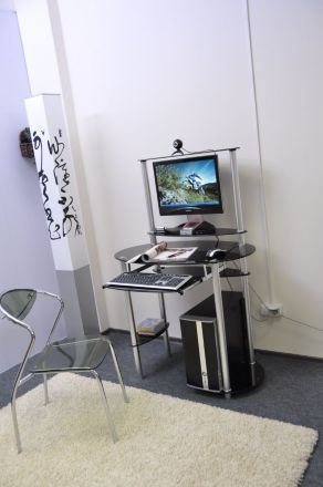 Компьютерный стол стекляный D97G5 чёрный Уценка Самовывоз