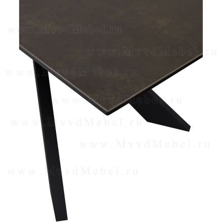 Стол раздвижной MONTANA-160 Grey Spanish Ceramic керамика + стекло