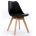 Стул Frankfurt чёрный Eames с мягким сиденьем