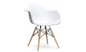 Стул-кресло HUGO white белое Eames 982