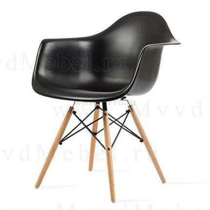 Стул-кресло HUGO black чёрное Eames 982