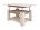 Стол трансформер журнальный обеденный на колесиках, модель &quot;Агат-26&quot;, цвет Дуб Кобург, царги Урбан Спайс