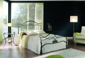 Двуспальная металлическая кровать Soraya - 512