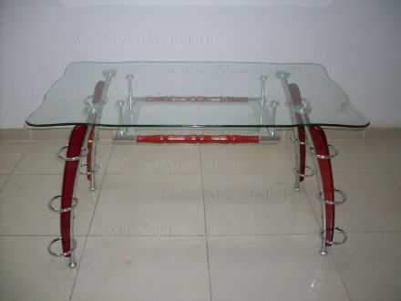 Стол кухонный GM-155 стеклянный