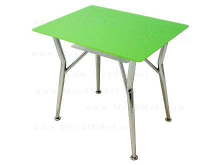 Прямоугольный обеденный стол СИЛЬВИЯ-9/6018 зеленое стекло (GT-AD)
