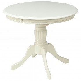 Стол раздвижной TS OLIVIA D106 Ivory White (OL-T4EX (AV)) кремовый