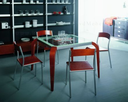 Кухонный стол В2152С квадратный
