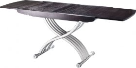 Журнальный стол-трансформер В2110 венге шпон структурированный