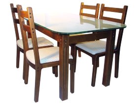 Обеденная группа АСТОРИЯ-6 - стол и четыре стула (GT-AD)