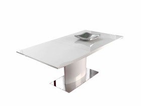 Стол кухонный раздвижной DUPEN DT-01 (Белый)