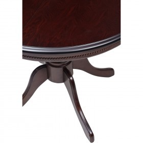 Стол раздвижной TS OLIVIA D90 Dark Walnut (DM-T4EX4 (AV)) орех тёмный