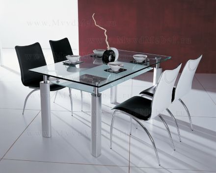 Кухонный стол В2115 стеклянный