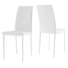 Обеденная группа RAUND-VINS белая, стол и четыре стула