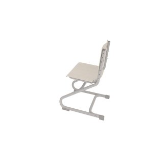 Школьный стул регулируемый СУТ-02 сиденье/спинка - гнутая фанера цвет клён, каркас серый