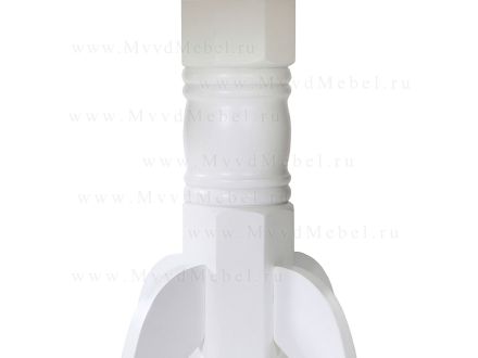 Стол классический круглый КИМ-ES-2191 белый распродажа