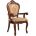 Стул-кресло Vanti-619-AC миланский орех с подлокотниками
