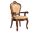 Стул-кресло Vanti-619-AC миланский орех с подлокотниками
