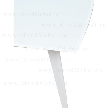 Стол раздвижной ELIOT-120 Frosted Super White экстрабелый матовый стеклянный