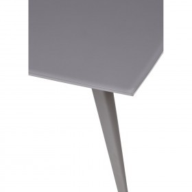 Стол раздвижной ELIOT-120 Frosted Grey-1 Антрацит сатинированное стекло