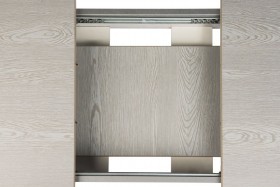 Стол раздвижной SIENALE бежевое стекло венге италия каркас (смайл)