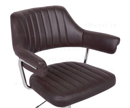 Барный стул BCR-400 мягкий с подлокотниками дизайнерский