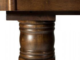 Стол классический овальный раздвижной КИМ-ES-2000 коричневый - Распродажа