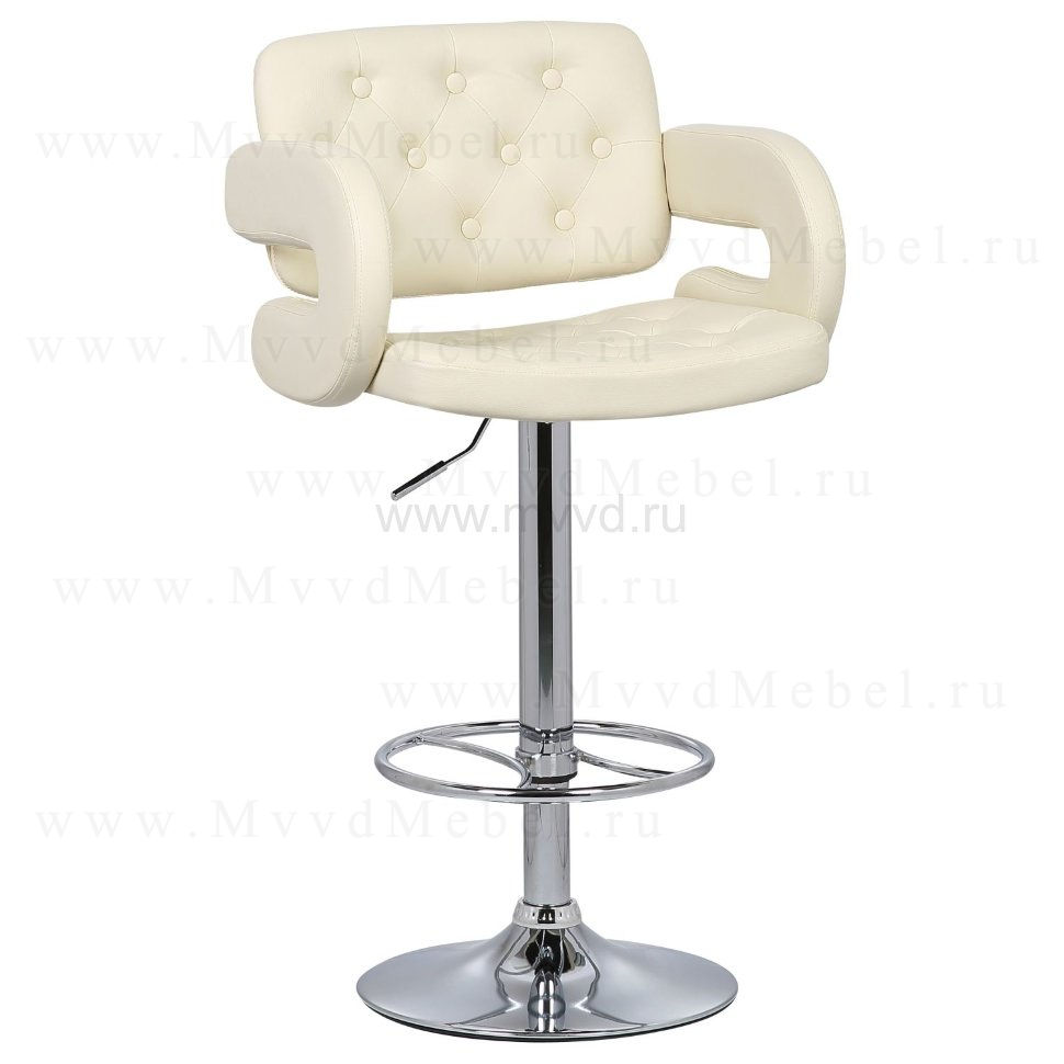 Барный стул BCR-401 мягкий с подлокотниками дизайнерский