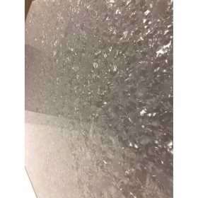 Стол-трансформер N20R белый лёд ICE круглый стеклянный (2209)